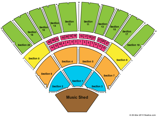 Tanglewood James Taylor Seating Chart